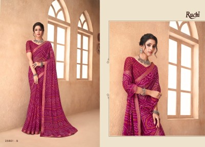 Ruchi saree presents simaya vol 18 Special Bandhani printed saree Collection sarees catalogs