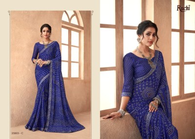 Ruchi saree presents simaya vol 18 Special Bandhani printed saree Collection sarees catalogs