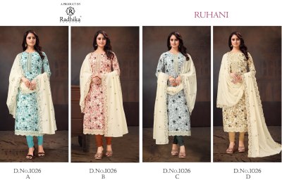 Ruhani by Azara Cotton designer printed unstitched dress material collection at affordable rate salwar kameez catalogs