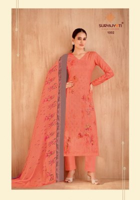 Ruhi Vol 1 by Suryajyoti Heavy Cotton Flex With Digital Print With Hand Work  dress material catalogue at low rate salwar kameez catalogs