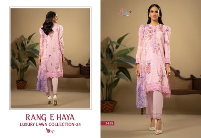 Rung E Haya by lux lawn collection vol 24 designer embroidered pakistani suit catalogue at affordable rate pakistani suit catalogs