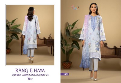 Rung E Haya by lux lawn collection vol 24 designer embroidered pakistani suit catalogue at affordable rate pakistani suit catalogs