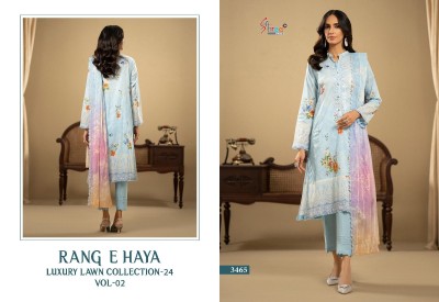 Rung E haya lux lawn collection vol 02 pure cotton printed karachi suit catlogue Karachi suits catalogs