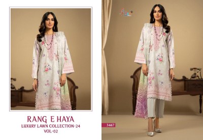 Rung E haya lux lawn collection vol 02 pure cotton printed karachi suit catlogue Karachi suits catalogs