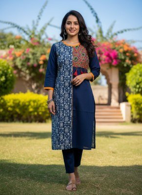 Rung Yashika Vol 8 Cotton Fabric with Computer Embroidery Bulk Wholesale  kurtis catalogs