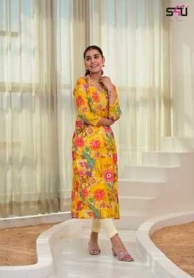 S4U by Gold vol 09 trendy beautiful printed kurti catalogue at affordable rate  kurtis catalogs