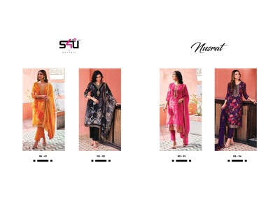 S4U by Nusrat newly designer organza readymade suit catalogue at affordable rate readymade suit catalogs