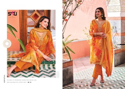 S4U by Nusrat newly designer organza readymade suit catalogue at affordable rate readymade suit catalogs