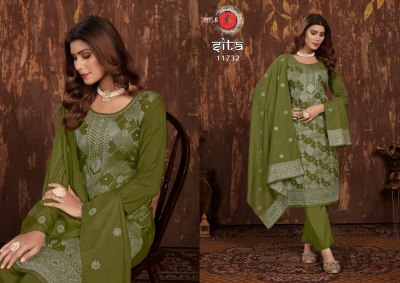 SITA by Triple A pure muslin lakhnavi unstitched salwar suit catalogue at affordable rate salwar kameez catalogs