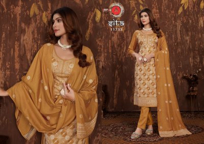 SITA by Triple A pure muslin lakhnavi unstitched salwar suit catalogue at affordable rate salwar kameez catalogs