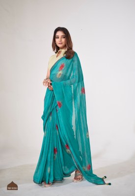 SR by Rajyog Georgette with Fancy Lace Border saree with Banglori saree collection sarees catalogs