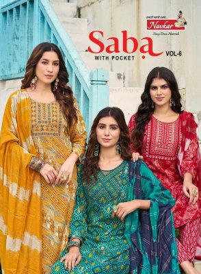 Saba vol 6 by Taniksh Reyon foil printed Kurti pant and dupatta collection Taniksh