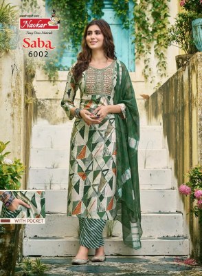 Saba vol 6 by Taniksh Reyon foil printed Kurti pant and dupatta collection readymade suit catalogs