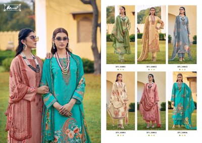 Sabina by Kesar pure cotton unstitched salwar suit catalogue at affordable rate salwar kameez catalogs