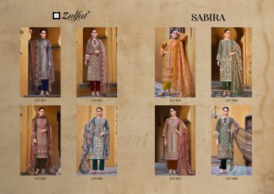 Sabira by Zulfat pure cotton exclusive designer unstitched dress material catalogue salwar kameez catalogs