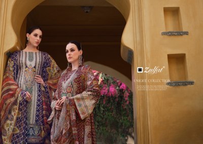 Sabira by Zulfat pure cotton exclusive designer unstitched dress material catalogue salwar kameez catalogs