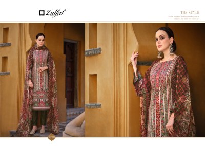 Sabira by Zulfat pure cotton exclusive designer unstitched dress material catalogue salwar kameez catalogs