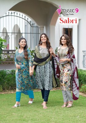 Sabri vol 2 by Mystic 9 premium quality foil printed readymade suit catalogue at low price Mystic 9