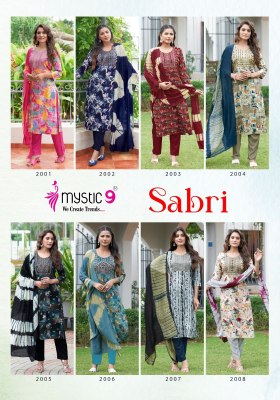 Sabri vol 2 by Mystic 9 premium quality foil printed readymade suit catalogue at low price readymade suit catalogs