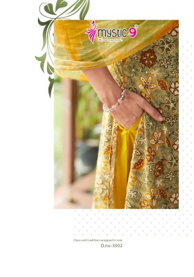 Sabri vol 3 by Mystic 9 premium Reyon foil printed Kurti pant and Dupatta catalogue at affordable rate  readymade suit catalogs