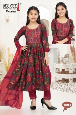 Sabrina by Deecee Modal chanderi print designer readymade suit catalogue at affordable rate readymade suit catalogs