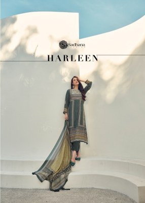 Sadhana Fashion by Harleen pure digital printed with embroidered unstitched salwar suit catalogue at low rate Sadhana Fashion