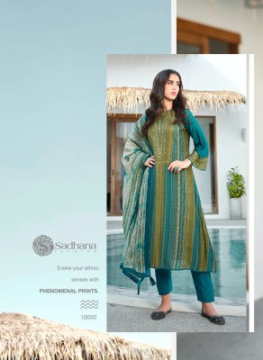 Sadhana fashion by Mannat pure muslin silk digital printed unstitched dress material at low rate salwar kameez catalogs