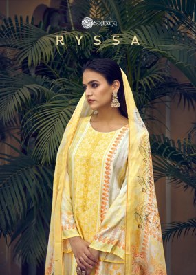 Sadhana fashion by Ryssa pure muslin silk digital primnted unstitched dress material catalogue at low rate Sadhana Fashion