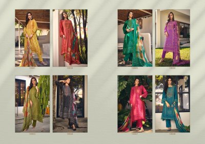 Sadhana fashion present Inaayat pure muslin printed with khatli work unstitched salwar suit catalogue salwar kameez catalogs