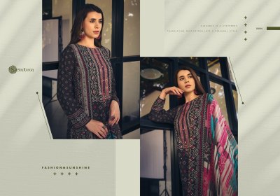 Sadhana fashion present Inaayat pure muslin printed with khatli work unstitched salwar suit catalogue salwar kameez catalogs