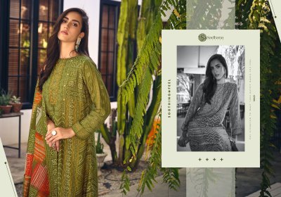 Sadhana fashion present Inaayat pure muslin printed with khatli work unstitched salwar suit catalogue salwar kameez catalogs