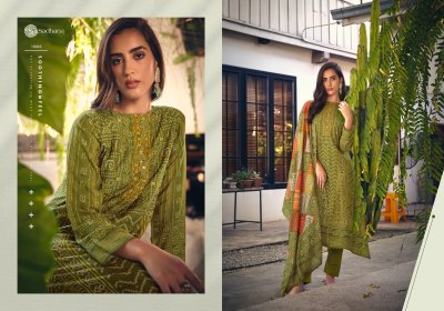 Sadhana fashion present Inaayat pure muslin printed with khatli work unstitched salwar suit catalogue salwar kameez catalogs