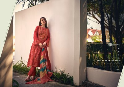 Sadhana fashion present Inaayat pure muslin printed with khatli work unstitched salwar suit catalogue salwar kameez catalogs