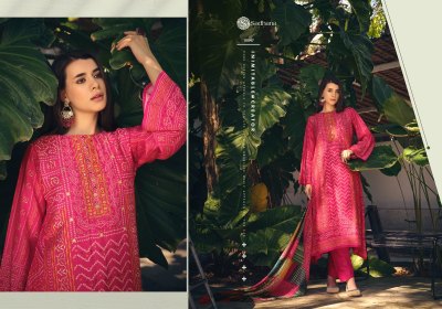 Sadhana fashion present Inaayat pure muslin printed with khatli work unstitched salwar suit catalogue salwar kameez catalogs