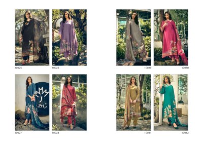 Sadhana fashion present minerva new festival collection pure muslin silk with digital print and khatli work unstitched suit material catalogue  salwar kameez catalogs