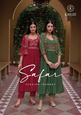 Safar by Kailee fashion pure silk embroidered readymade suit with koti catalogue at amaviexpo Kailee fashion