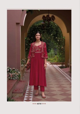 Safar by Kailee fashion pure silk embroidered readymade suit with koti catalogue at amaviexpo readymade suit catalogs