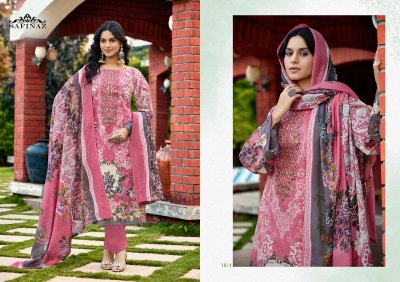 Safinaz Nazakat Unstitched  Premium Soft Cotton Pakistani Print And Fancy Self Embroidery Wholesale dress material catalogs