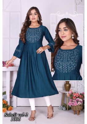 Saheli vol 2 presents ghera with choli and sluize siroski work fancy Kurti catalogue kurtis catalogs