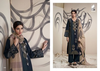 Sahiba by Prithvi lawn cotton threadwork printed unstitched salwar kameez catalogue at low rate salwar kameez catalogs