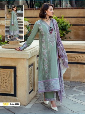 Saira Rizwan vol 5 by Shree Om Fab Exclusive lawn dress material collection at low price salwar kameez catalogs