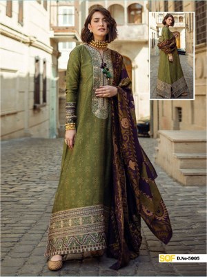 Saira Rizwan vol 5 by Shree Om Fab Exclusive lawn dress material collection at low price salwar kameez catalogs