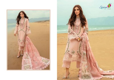 Saira sakira 05 by Saniya trendz cotton chikankari embroidered pakistani suit catalogue at low rate pakistani suit catalogs