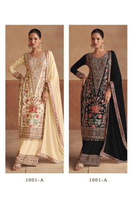 Sajda by Gulkayra designer designer embroidered palzo suit catalogue at amaviexpo readymade suit catalogs