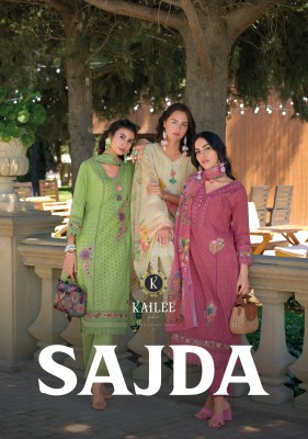 Sajda by Kailee fashion pure cotton Pakistani suit catalogue at affordable rate Kailee fashion