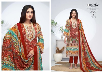 Sajni vol 4 by Zulfat Pure Jam cotton exclusive unstitched dress material collection dress material catalogs