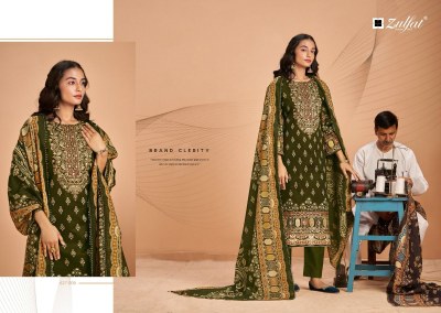 Sajni vol 5 by Zulfat Pure Jam Cotton designer unstitched dress material catalogue with affordable rate dress material catalogs