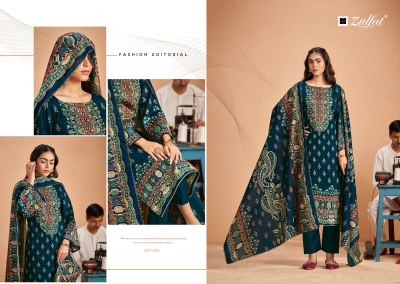 Sajni vol 5 by Zulfat Pure Jam Cotton designer unstitched dress material catalogue with affordable rate dress material catalogs