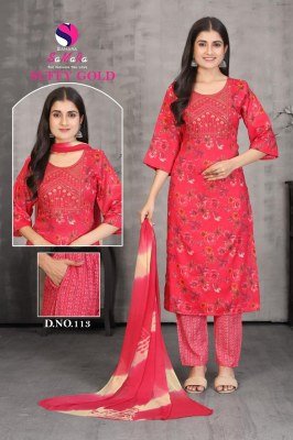 Samara Suffy Gold Vol 2 Capsule Print Suit Kurti Pant  with Sikvans Embroidery And Chiffon Siburi Dupatta Wholesale  kurtis catalogs