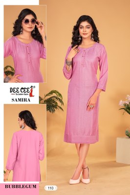 Samira by Deecee Chinon A- Line Straight designer kurti catalogue at low rate  kurtis catalogs